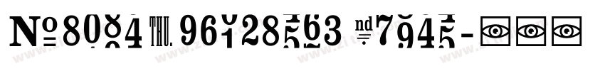 CrashNumbering Gothi字体转换
